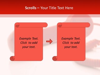 A Red Telephone On A White Surface With A Red Cord PowerPoint Template