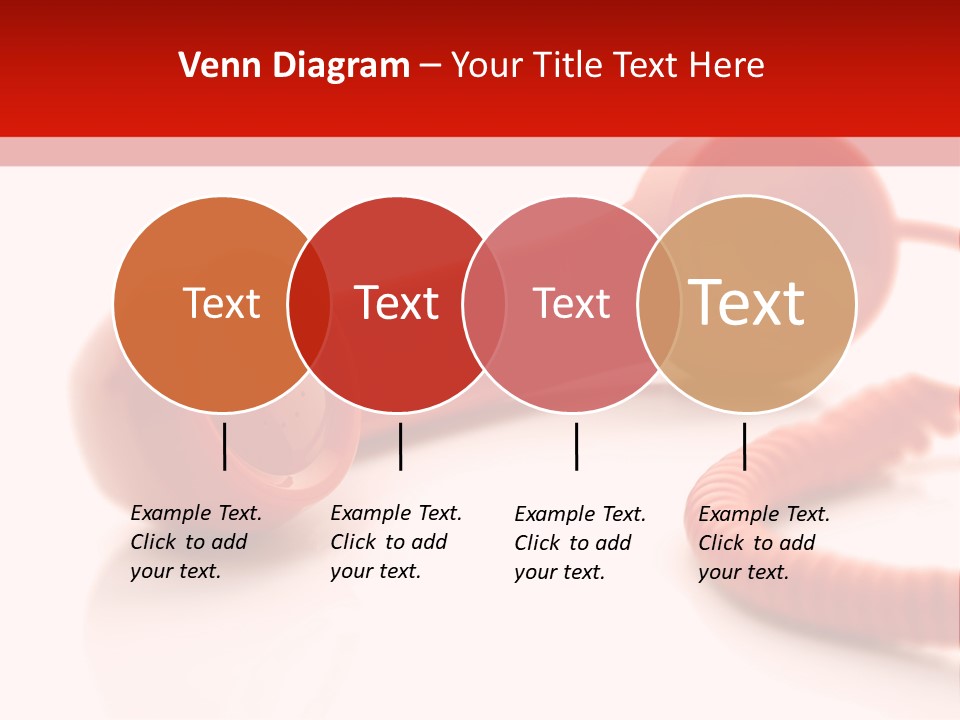 A Red Telephone On A White Surface With A Red Cord PowerPoint Template
