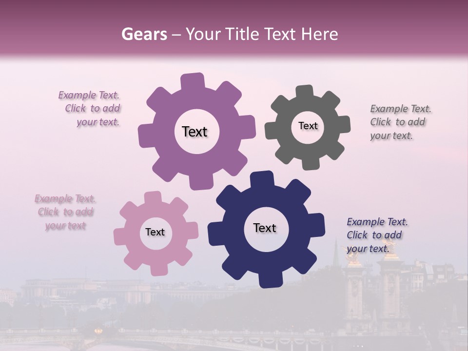 Respirator Gasmask End Plant PowerPoint Template