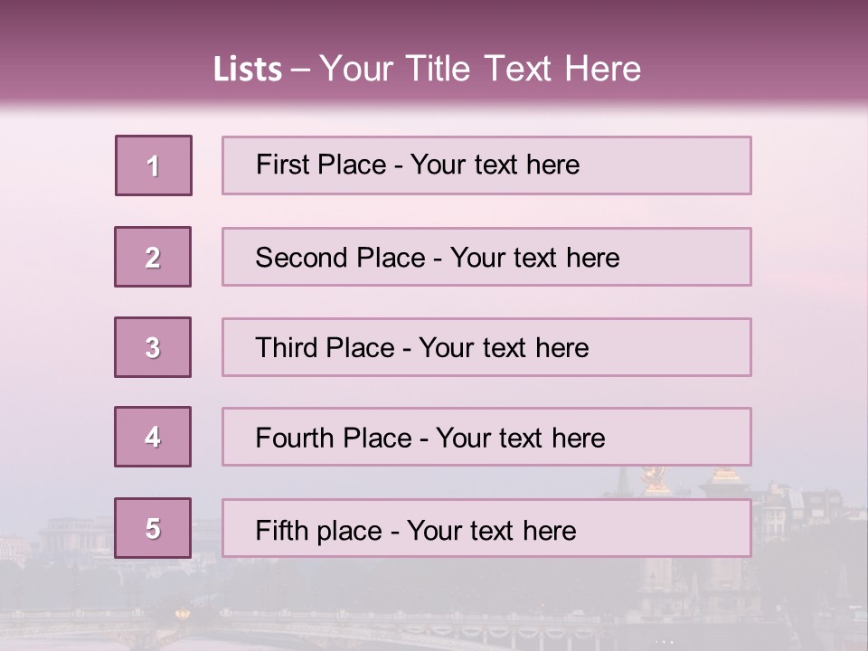 Respirator Gasmask End Plant PowerPoint Template