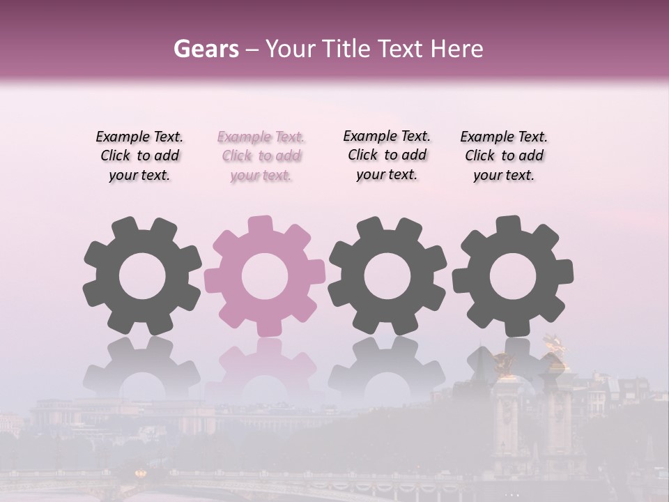 Respirator Gasmask End Plant PowerPoint Template