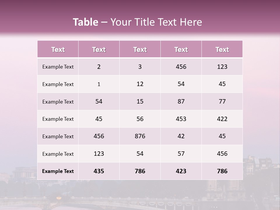 Respirator Gasmask End Plant PowerPoint Template