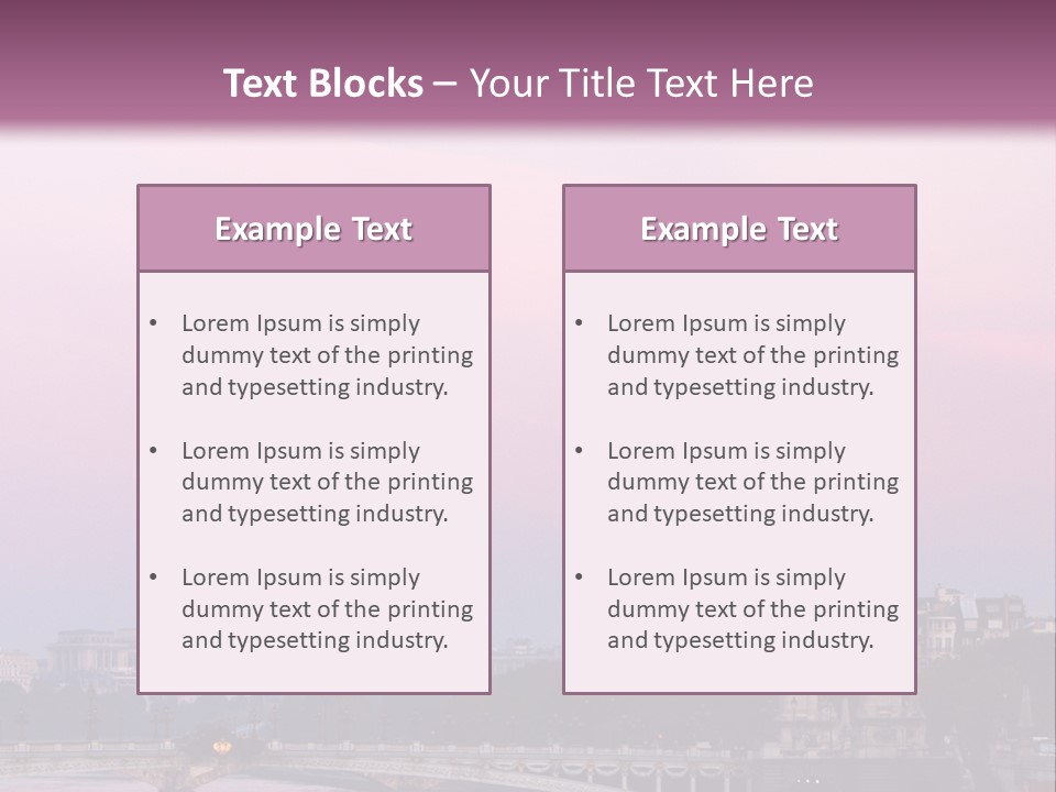 Respirator Gasmask End Plant PowerPoint Template