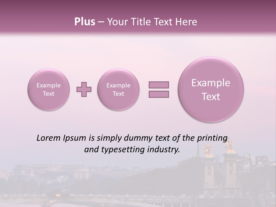 Respirator Gasmask End Plant PowerPoint Template