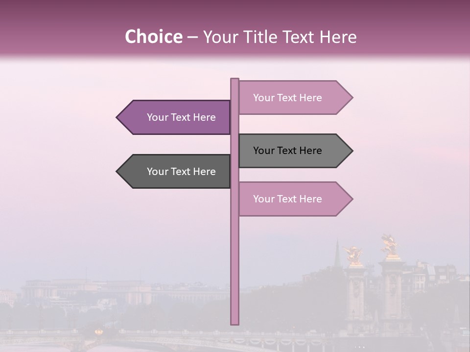 Respirator Gasmask End Plant PowerPoint Template