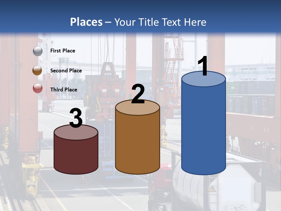 Discharge Container Heavy PowerPoint Template