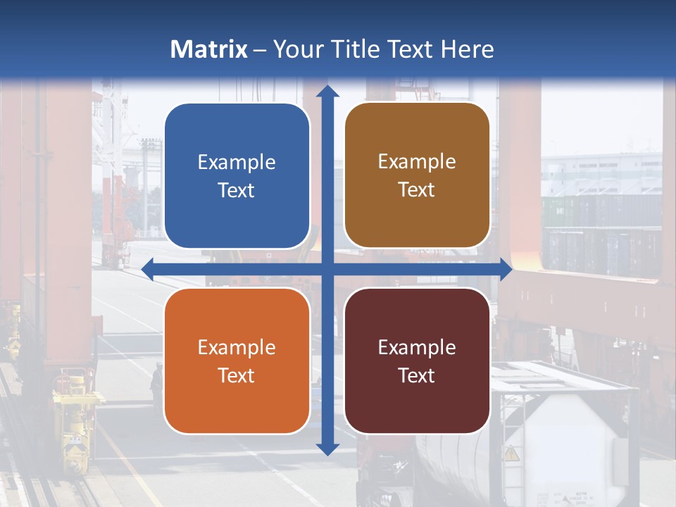Discharge Container Heavy PowerPoint Template