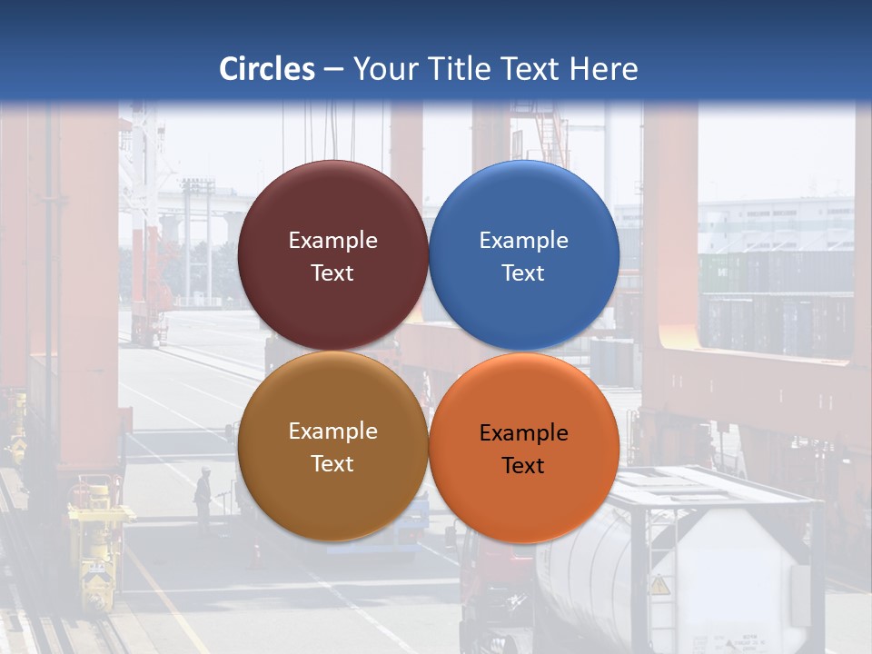Discharge Container Heavy PowerPoint Template