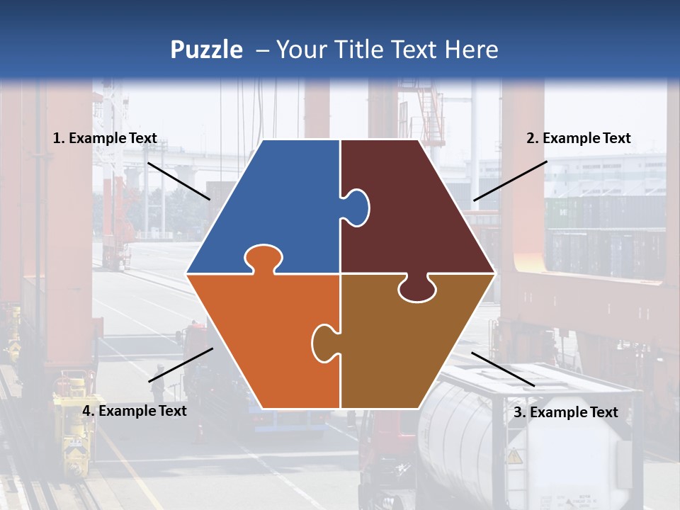 Discharge Container Heavy PowerPoint Template