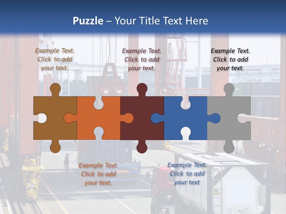 Discharge Container Heavy PowerPoint Template