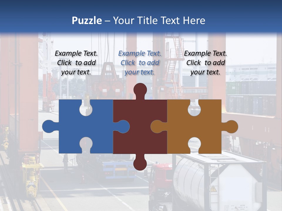 Discharge Container Heavy PowerPoint Template