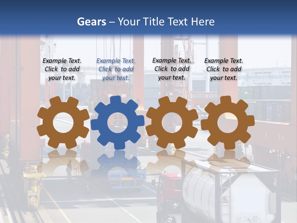 Discharge Container Heavy PowerPoint Template