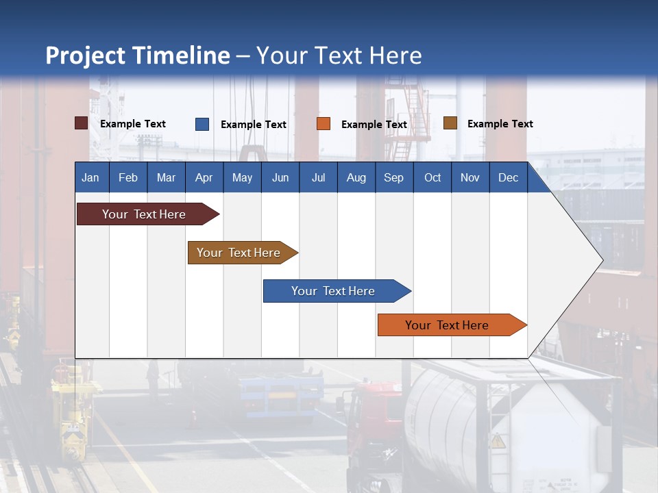 Discharge Container Heavy PowerPoint Template