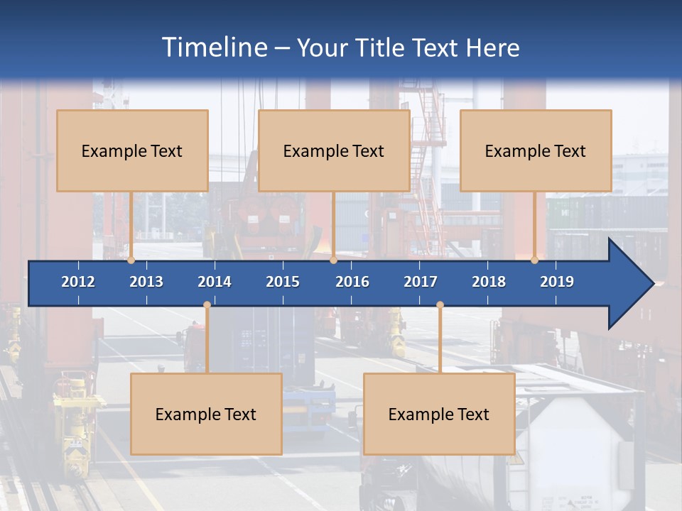 Discharge Container Heavy PowerPoint Template