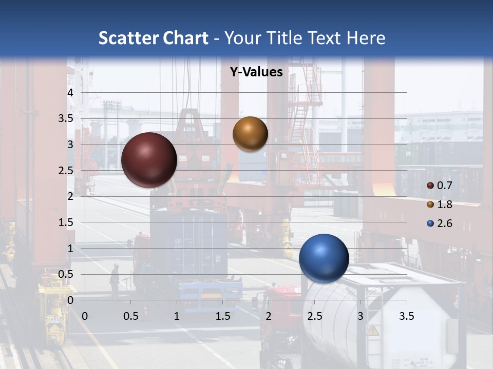 Discharge Container Heavy PowerPoint Template