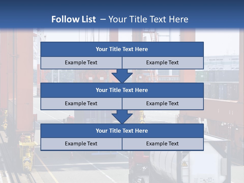 Discharge Container Heavy PowerPoint Template