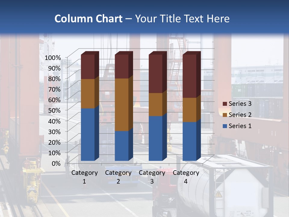 Discharge Container Heavy PowerPoint Template