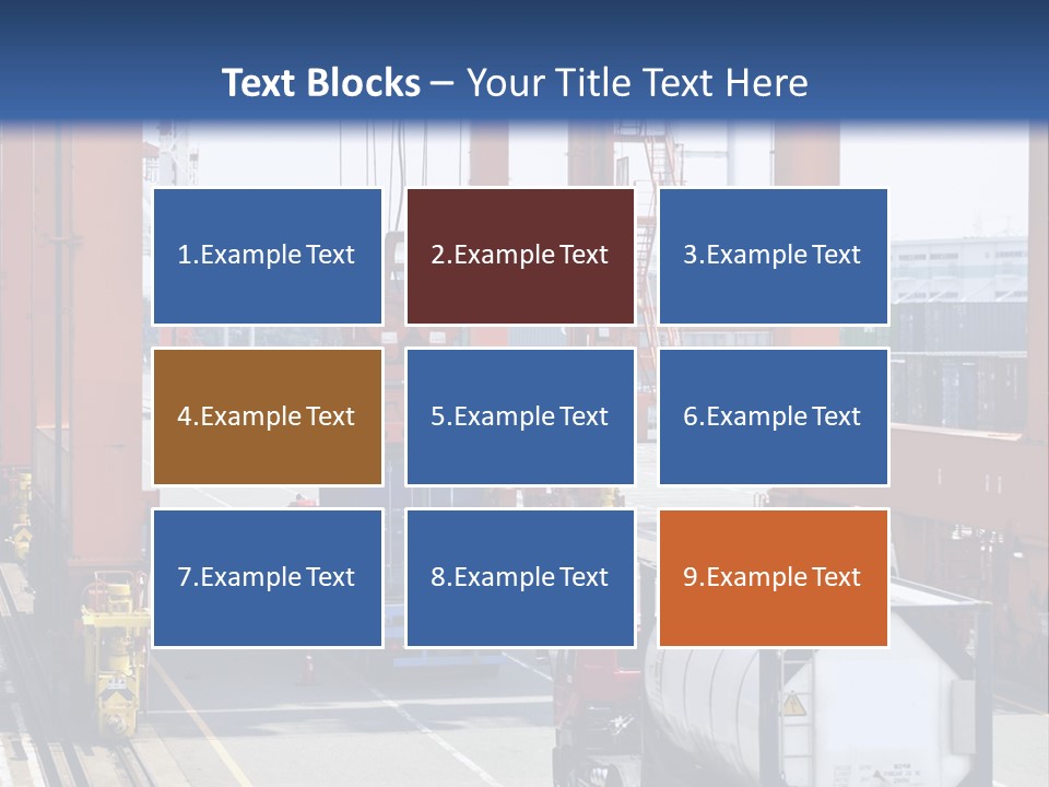 Discharge Container Heavy PowerPoint Template