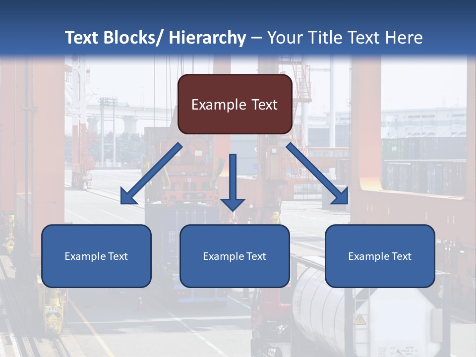 Discharge Container Heavy PowerPoint Template