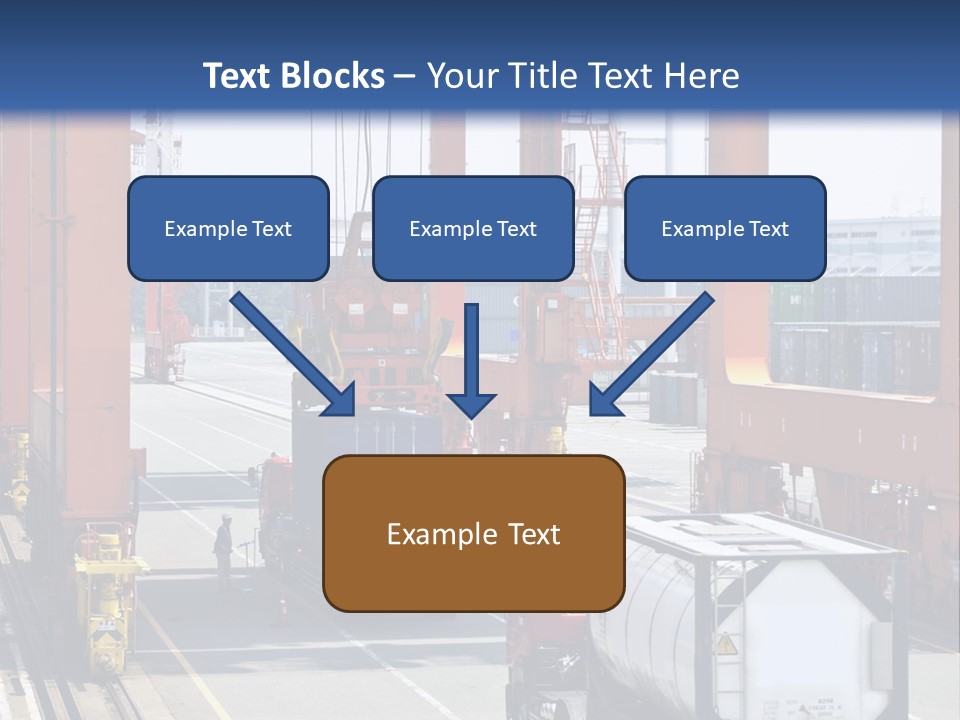 Discharge Container Heavy PowerPoint Template