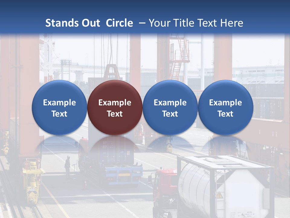 Discharge Container Heavy PowerPoint Template