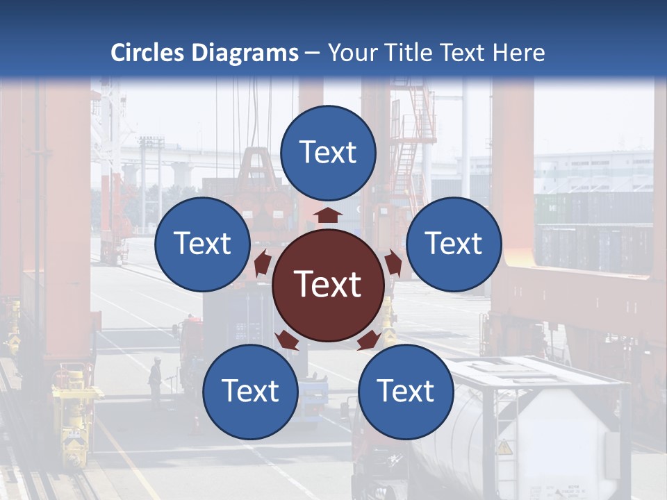 Discharge Container Heavy PowerPoint Template