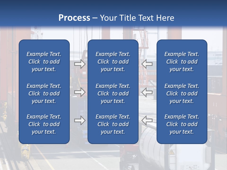 Discharge Container Heavy PowerPoint Template