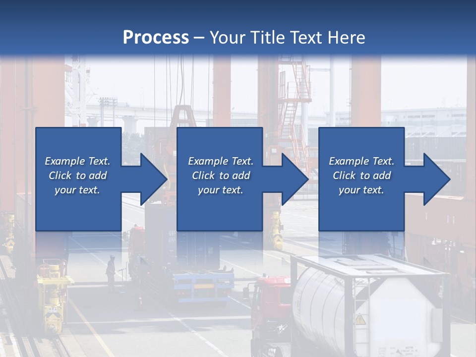 Discharge Container Heavy PowerPoint Template