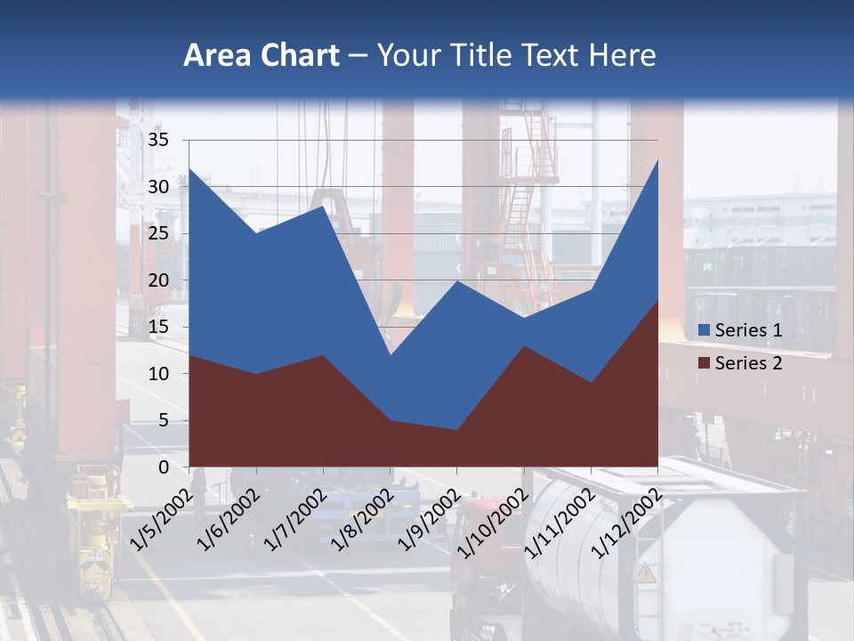 Discharge Container Heavy PowerPoint Template