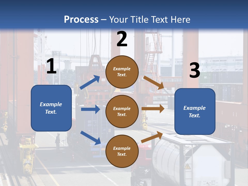 Discharge Container Heavy PowerPoint Template