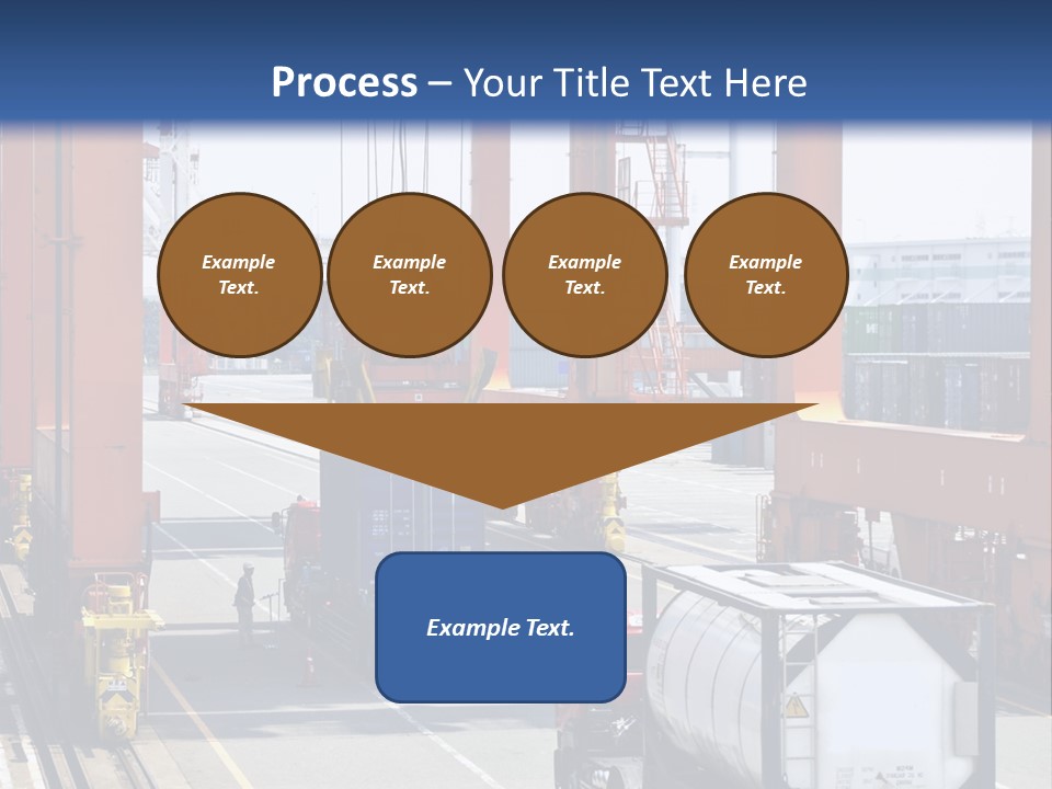 Discharge Container Heavy PowerPoint Template