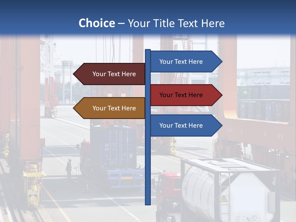 Discharge Container Heavy PowerPoint Template