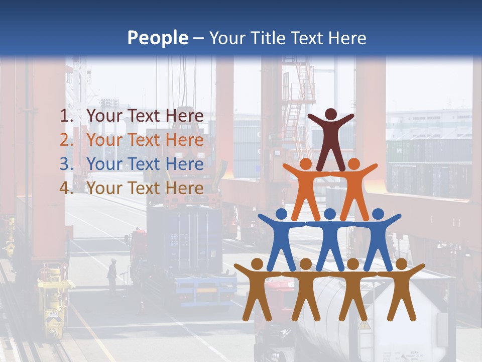 Discharge Container Heavy PowerPoint Template