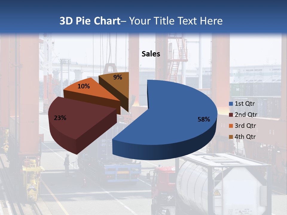 Discharge Container Heavy PowerPoint Template