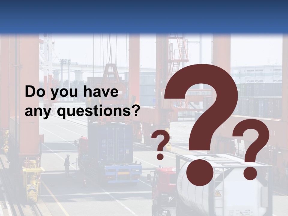 Discharge Container Heavy PowerPoint Template