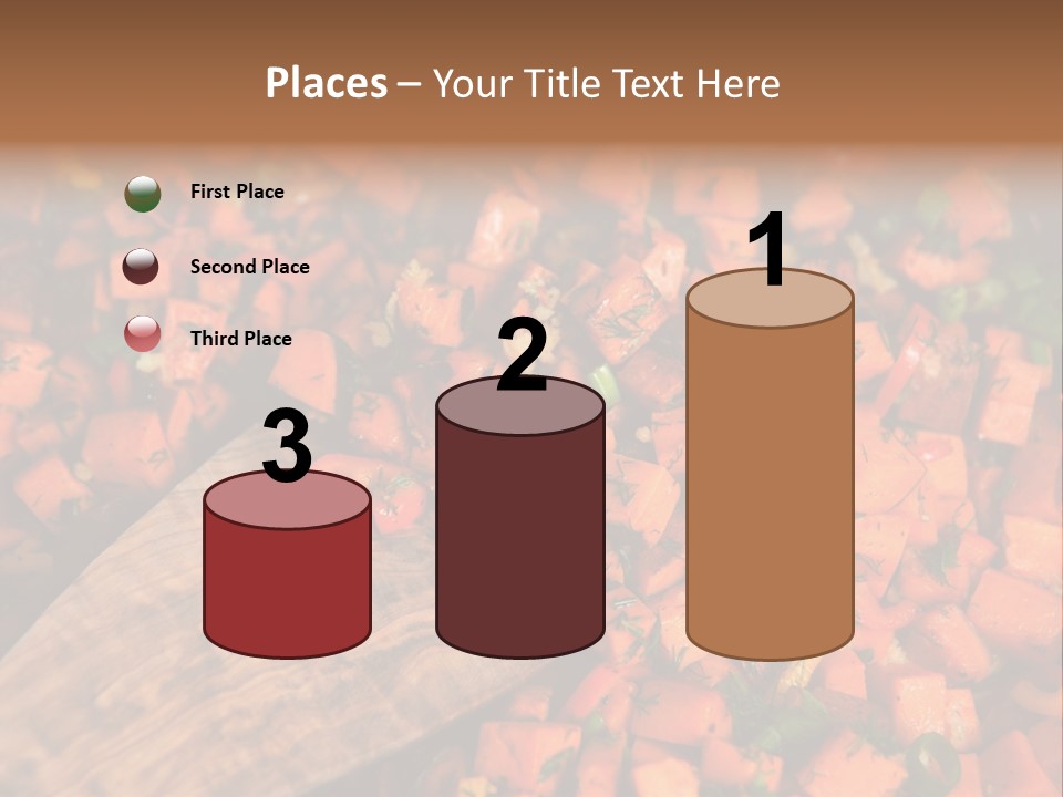 Real Food Yam Dinner PowerPoint Template