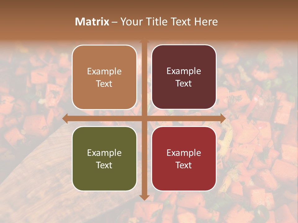 Real Food Yam Dinner PowerPoint Template