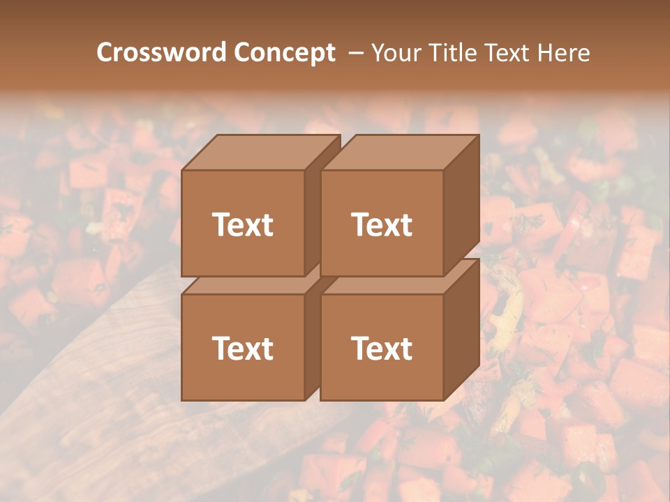 Real Food Yam Dinner PowerPoint Template