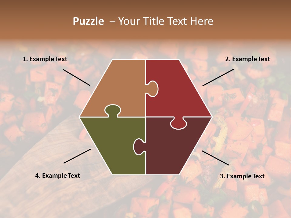 Real Food Yam Dinner PowerPoint Template