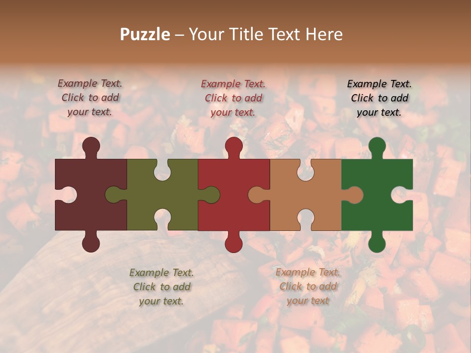 Real Food Yam Dinner PowerPoint Template