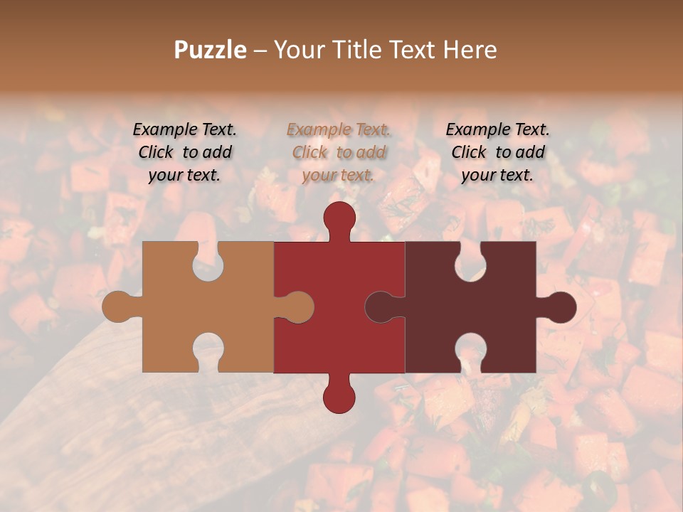 Real Food Yam Dinner PowerPoint Template