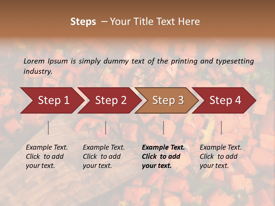Real Food Yam Dinner PowerPoint Template