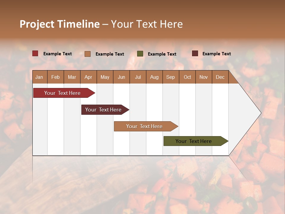 Real Food Yam Dinner PowerPoint Template