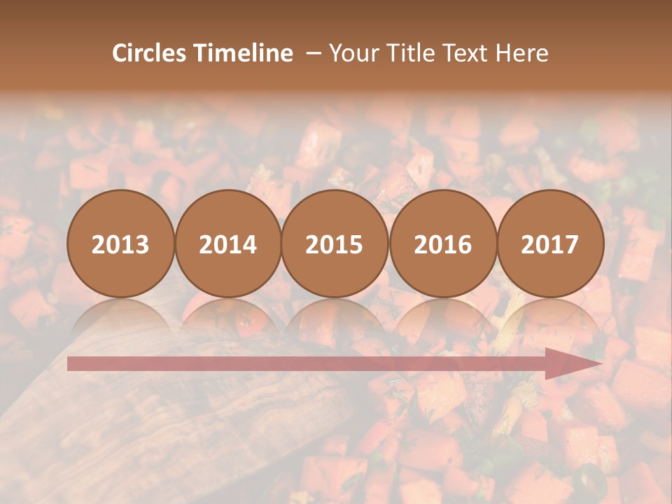 Real Food Yam Dinner PowerPoint Template