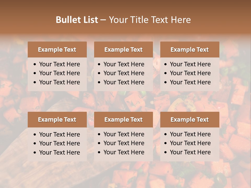 Real Food Yam Dinner PowerPoint Template