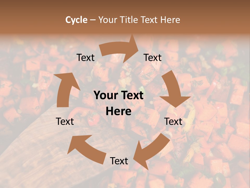 Real Food Yam Dinner PowerPoint Template