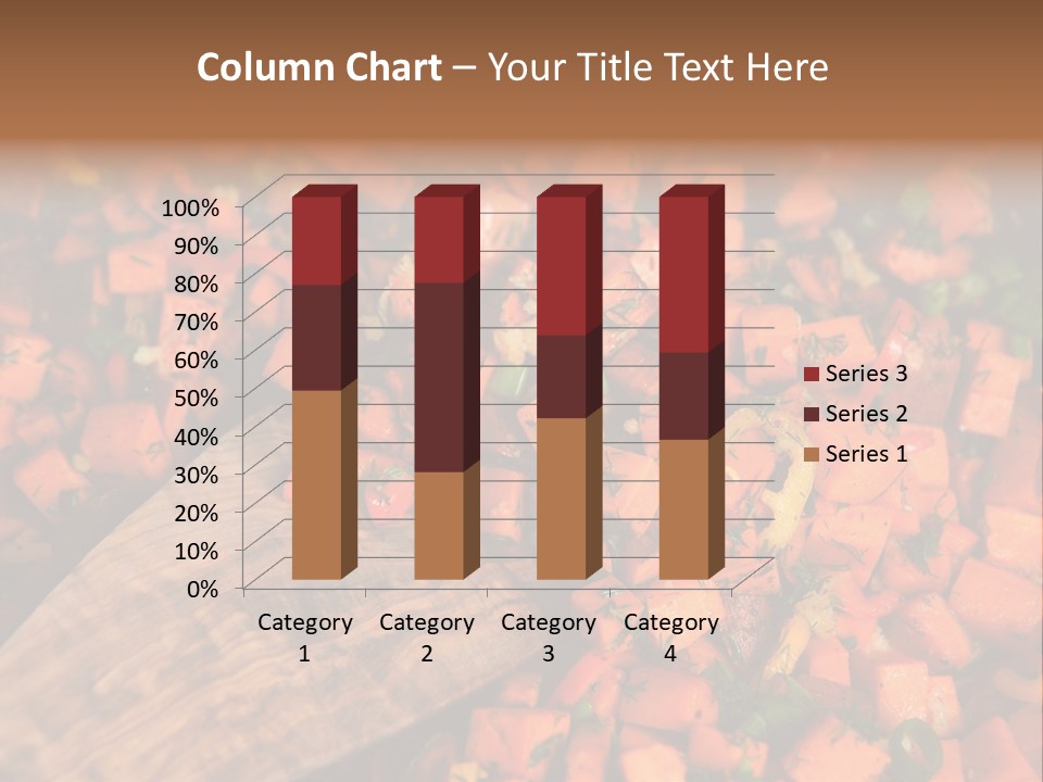 Real Food Yam Dinner PowerPoint Template