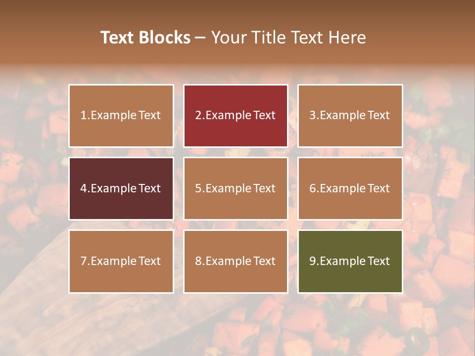 Real Food Yam Dinner PowerPoint Template