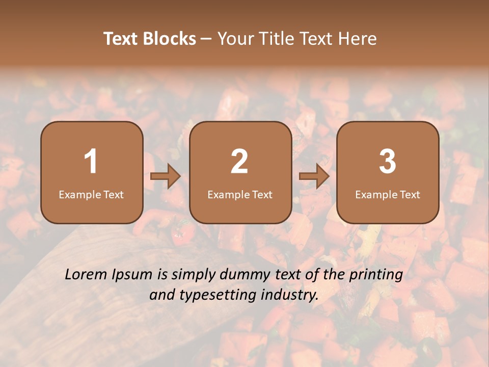 Real Food Yam Dinner PowerPoint Template