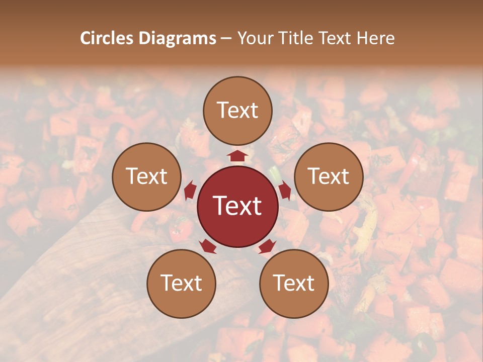 Real Food Yam Dinner PowerPoint Template